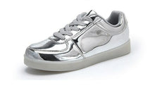 Load image into Gallery viewer, UncleJerry Size 31-46 USB chargering Led Shoes for kids & adults Light Up Sneakers for boys girls men women Glowing Party Shoes