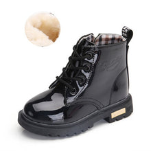 Load image into Gallery viewer, NEW 2020 Girls Leather Boots Boys Shoes Spring Autumn PU Leather Children Boots Fashion Toddler Kids Boots Warm Winter Boots 3BB
